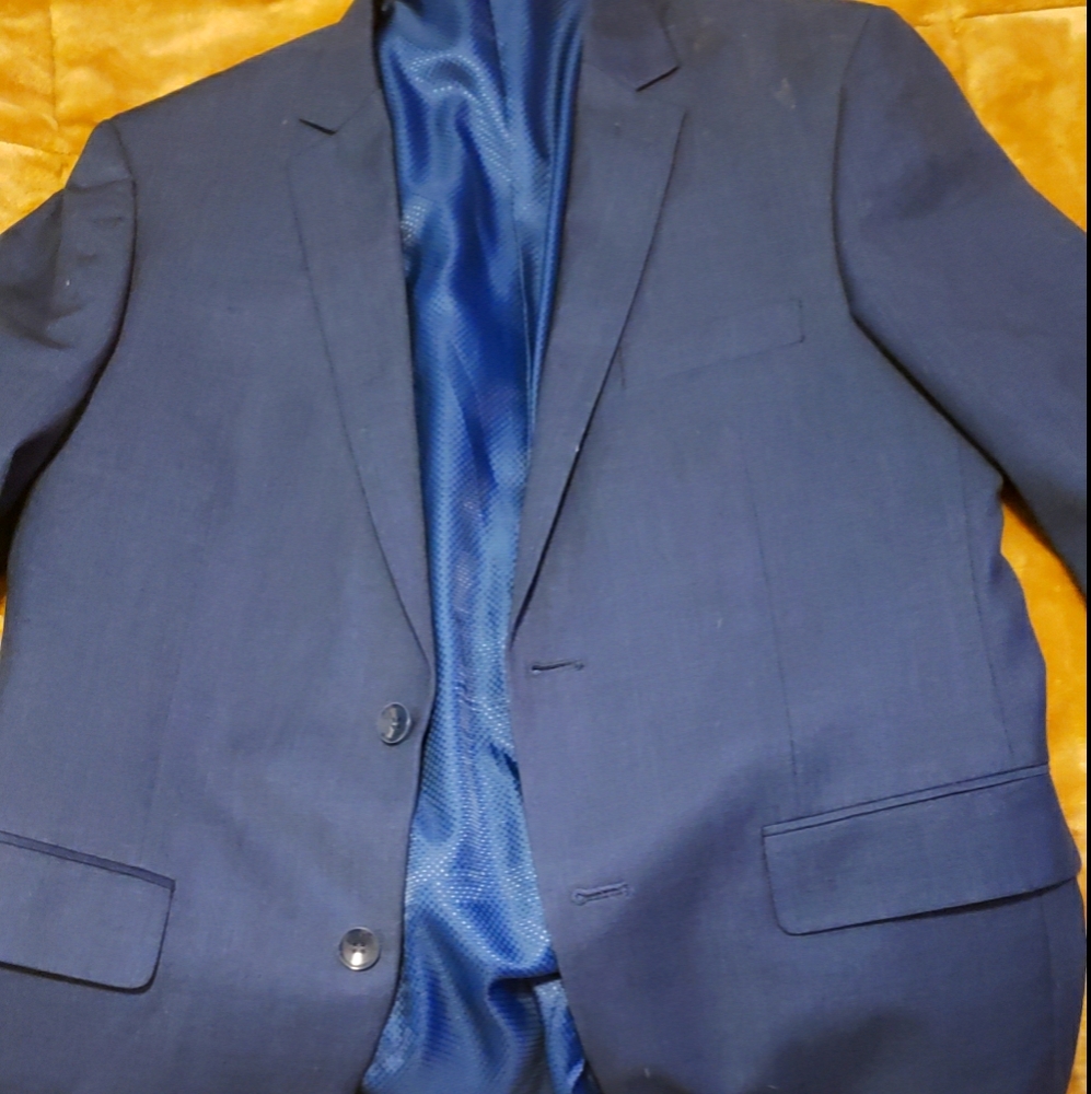 Blue 3 piece suit